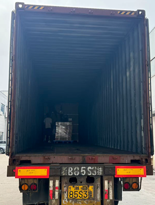 container loading check - foto's van lading